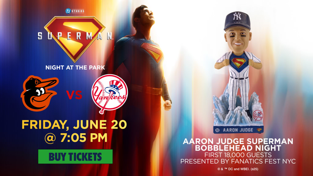 Featured Event Aaron Judge Superman Bobble Head Night