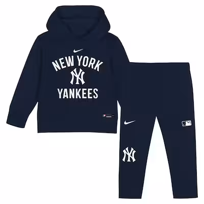 Nike New York Yankees Toddler Navy 2-Piece Club Fleece Pullover Hoodie & Sweatpants Set